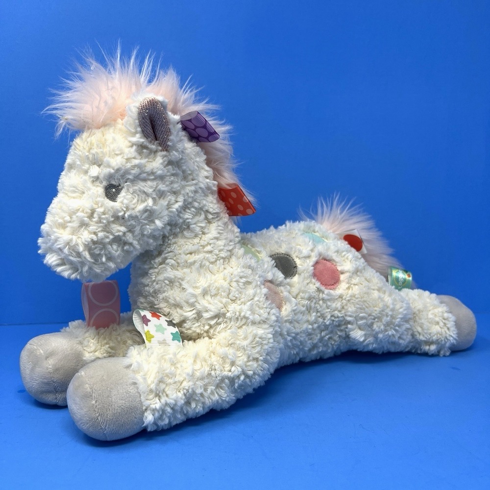 Taggies Mary Meyer Pony Horse Plush Baby Lovey 12" Stuffed Animal Security Toy